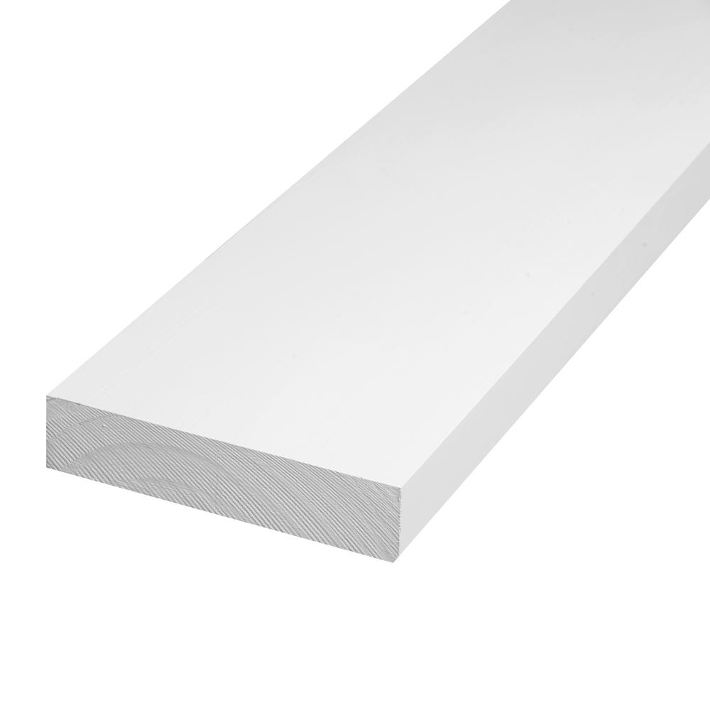 CMPC 1 in. x 4 in. x 8 ft. Primed Finger-Joint Pine Trim Board (Actual ...