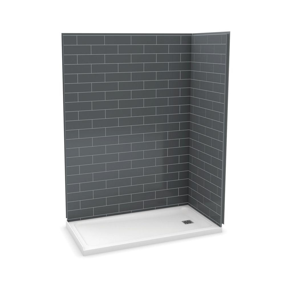 Maax Utile Metro 32 In X 60 83 5 Corner Shower Stall Maax Utile Metro 32 In X 60 83 5 Corner Shower