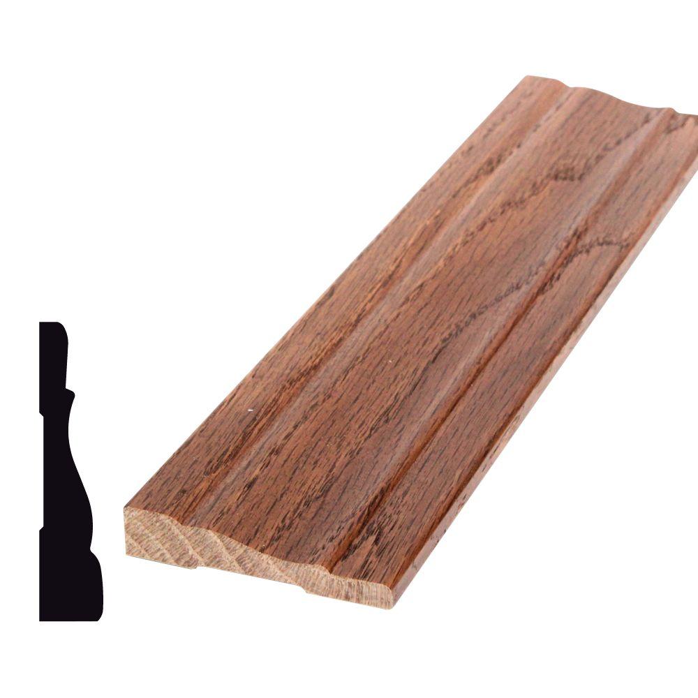 Alexandria Moulding LWM 356 1/2 in. x 21/4 in English Chestnut Stained