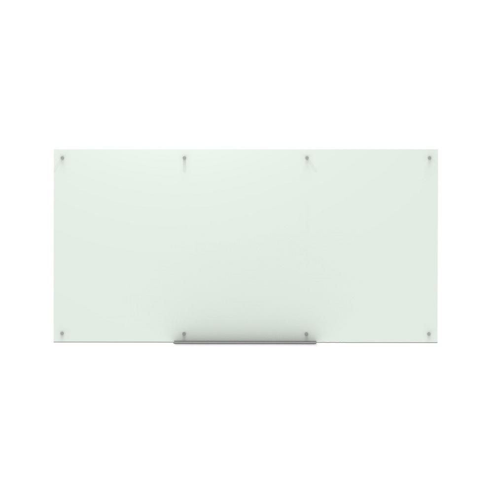 Luxor 96 in. x 48 in. Magnetic Wall Mounted Glass Board-WGB9648M - The