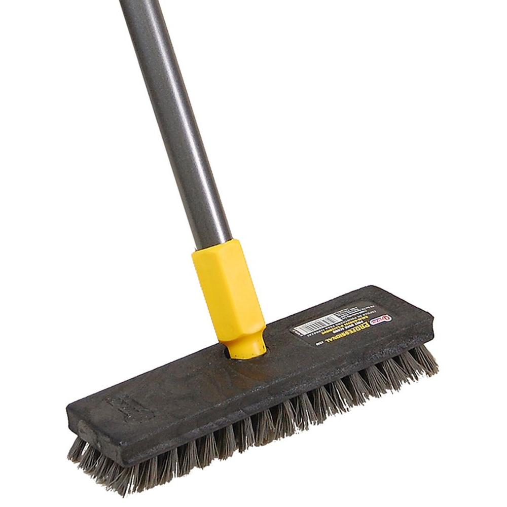 scrub brush broom