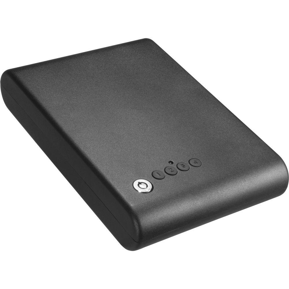 BARSKA 0.05 cu. ft. Steel Safe Digital Keypad Compact Lock Box, Black