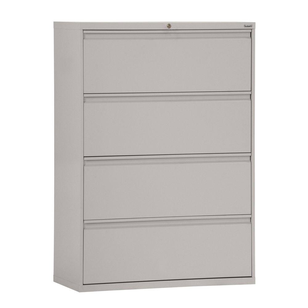 Sandusky 800 Series 30 In W 4 Drawer Full Pull Lateral File