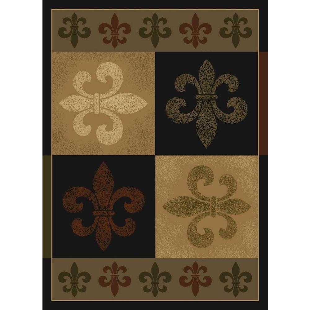 United Weavers French Quarter Olive And Beige 5 Ft X 7 Area Rug