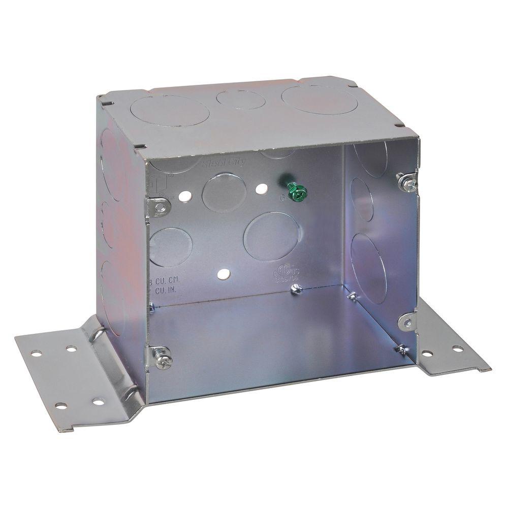 5 inch Steel Square Box with CV Bracket (20 per Case)