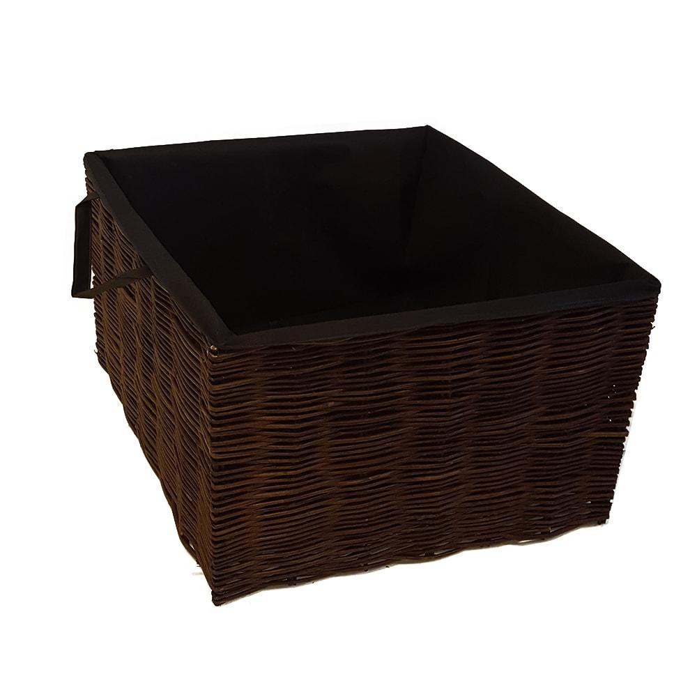 MGP 25 in. L 25 in. W 18 in. H Willow Square Planter with Non Woven
