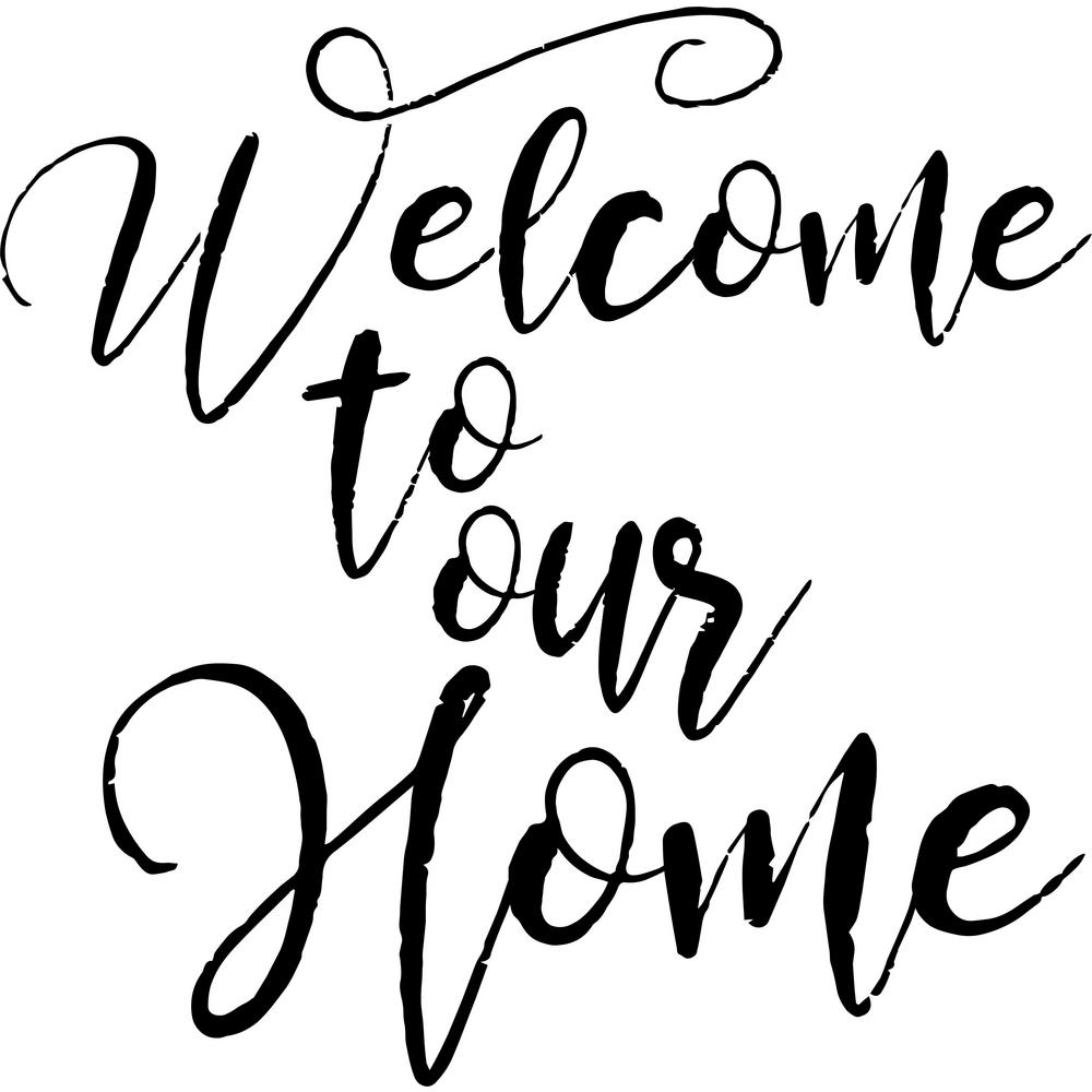 Download Designer Stencils "Welcome To Our Home" Stencil-FS017 ...