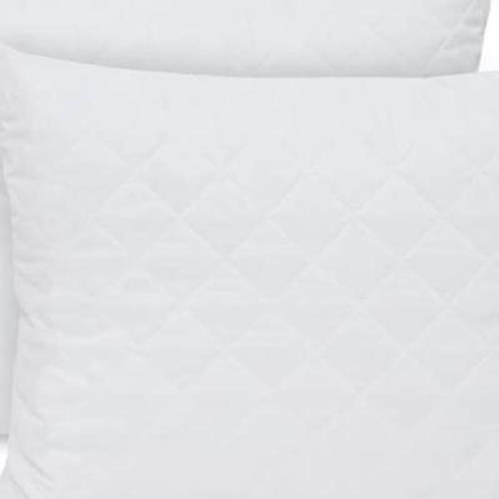 Sensorpedic Quilted Cluster Pillows Jumbo White Soft Tex 30007
