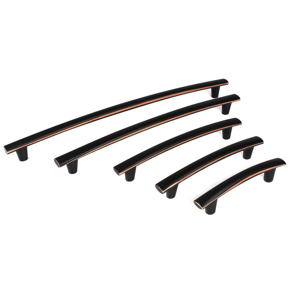 Kingsman Hardware Bridge Series 12 5 8 In 320 Mm Center To Center Oil Rubbed Bronze Zinc Alloy Drawer Pull 10 Pack 8163 14 10orb The Home Depot