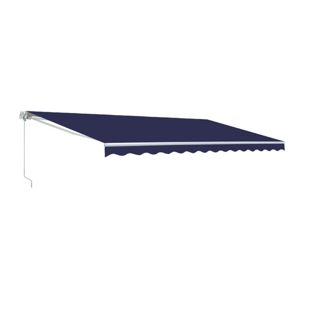 Sequoia 13w x10d Outdoor Patio Cover Manual Awning Retractable Sun Shade Shelter #52