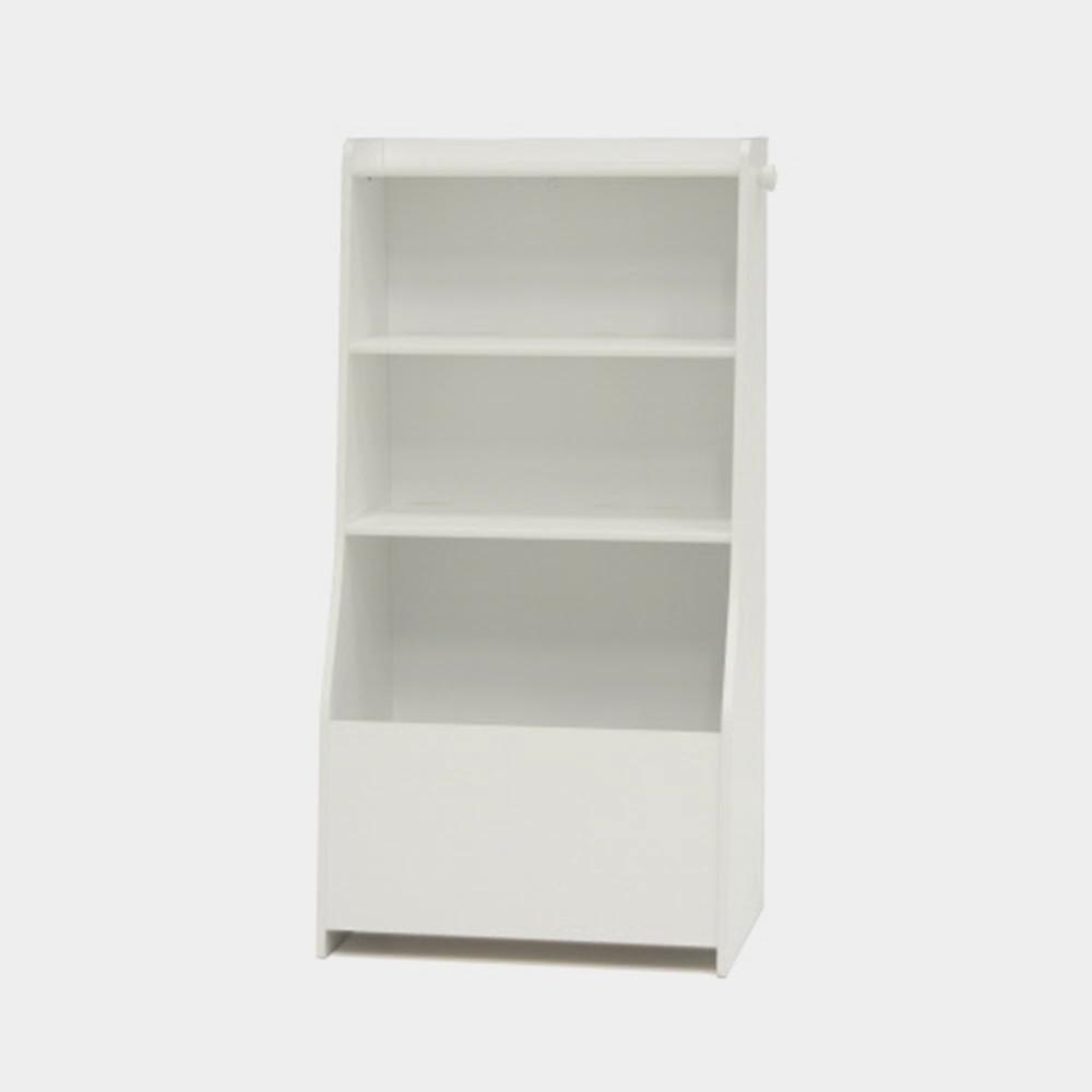 SAUDER Pinwheel Soft White Storage Bin Bookcase422600 The Home Depot