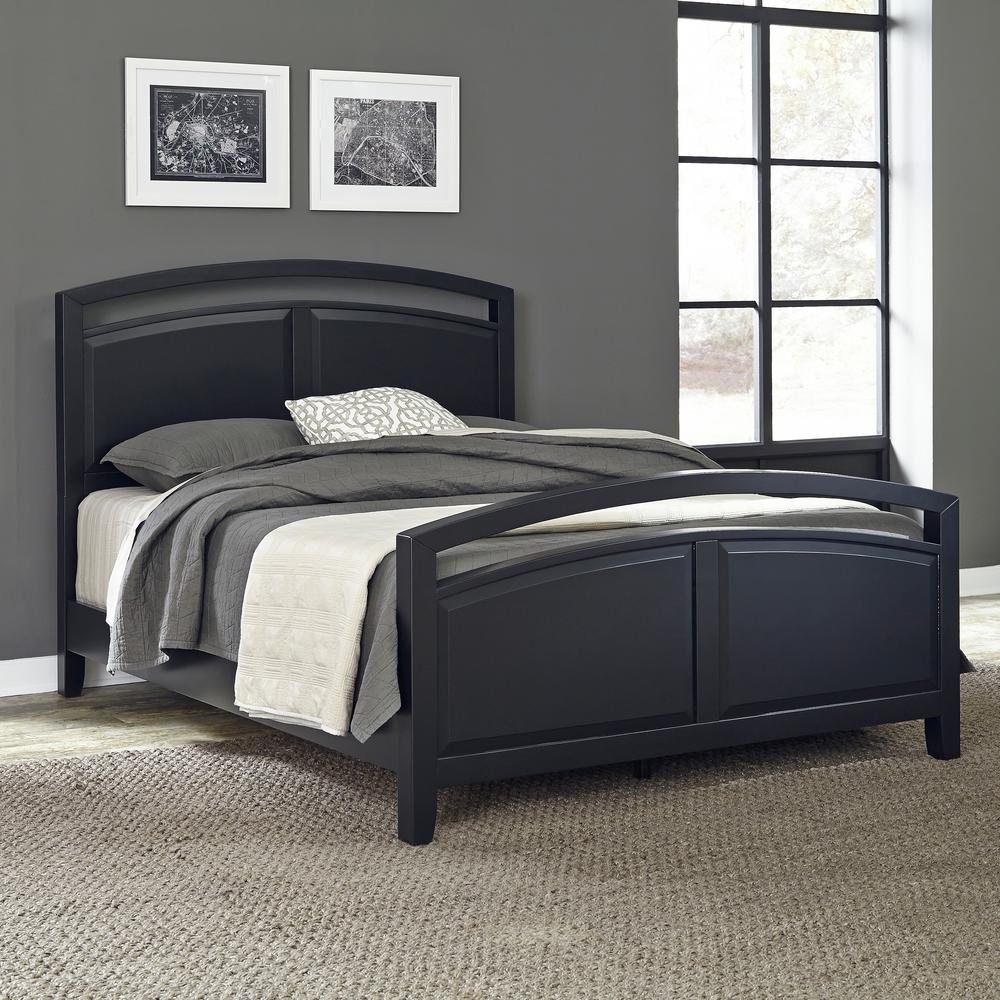 Home Styles Prescott Black King Bed Frame-5514-600 - The ...