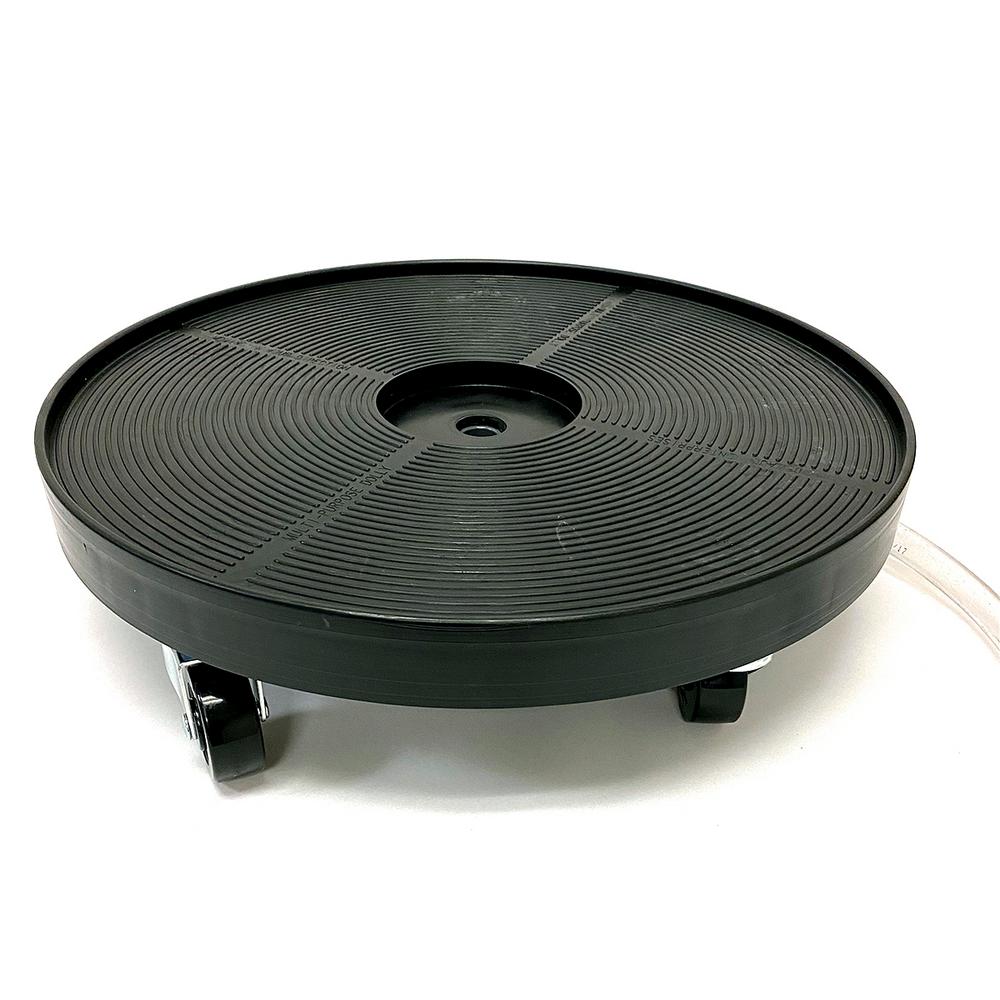 Devault Enterprises 16 in. W x 4 in. H Black HDPE Square Plant Dolly