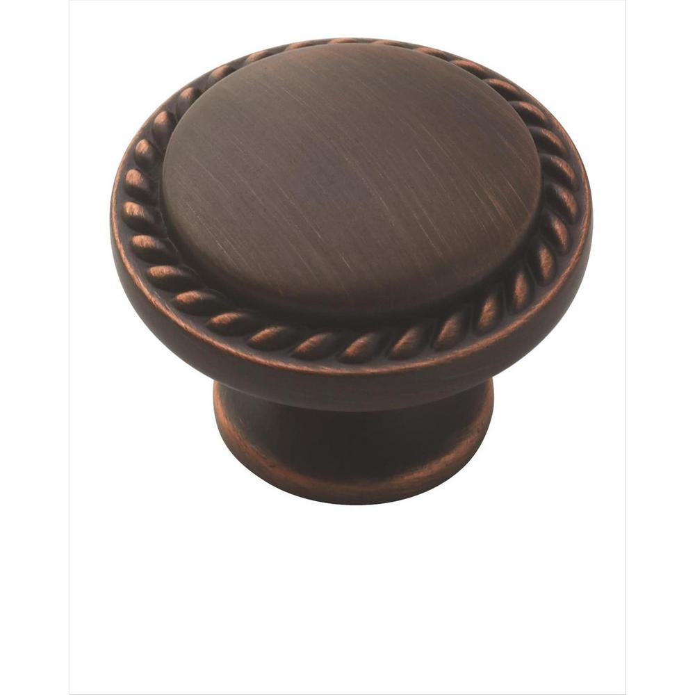 Amerock Allison Value 13/16 in. (30 mm) Oil Rubbed Bronze Knob