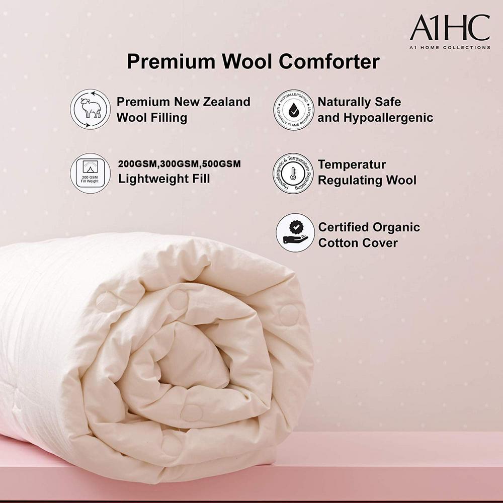 A1 Home Collections 100 Pure Newzealand Wool 3 In 1 All Season