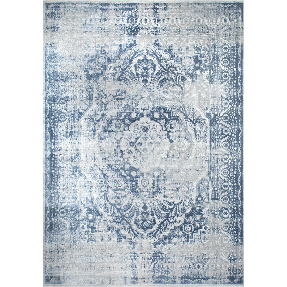 Nicole Miller Kenmare Gray/Blue 5 ft. x 7 ft. Indoor Area Rug26042