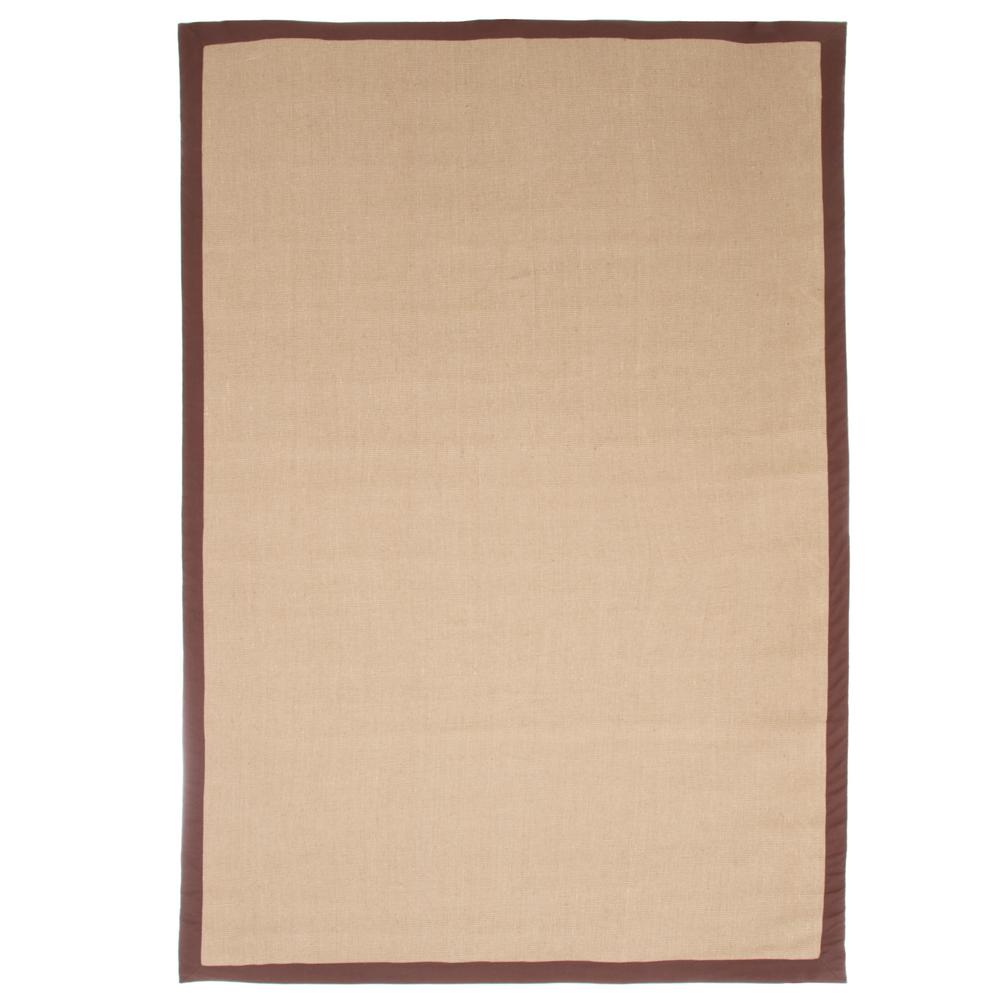 Trademark Jute Chocolate Border 4 Ft X 5 Area Rug 62 J 355 C Trademark Jute Chocolate Border 4 Ft X 5 Area Rug 62 J 355 C The Home Depot
