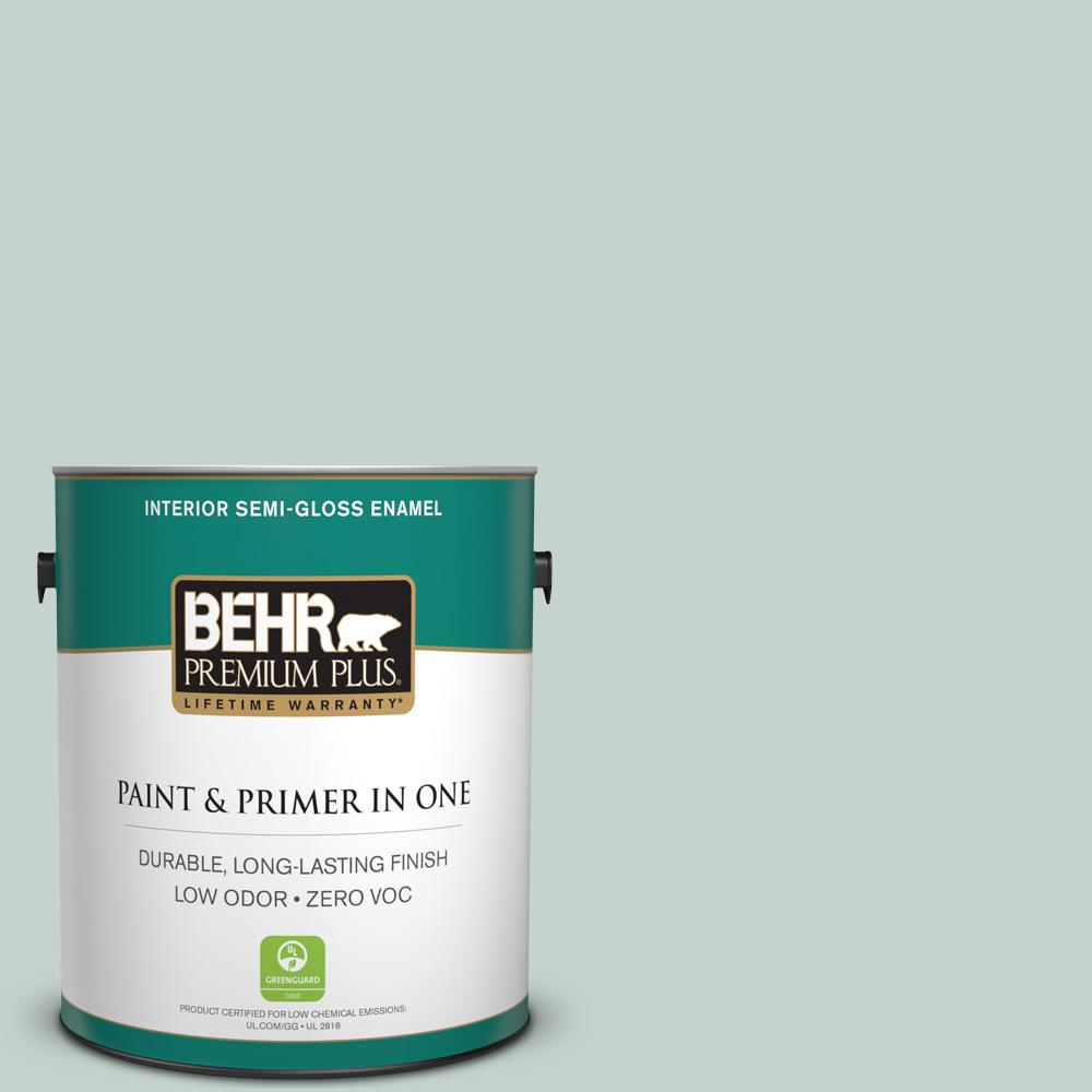 BEHR Premium Plus 1 gal. N4302 Nature's Reflection SemiGloss Enamel