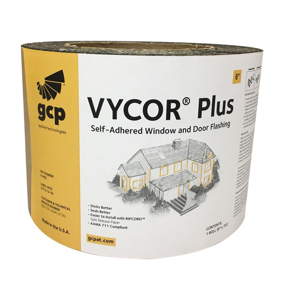 Vycor Plus SelfAdhered Window Door Flashing Waterproof Seal Bond Tape 6"x 75 ft 48444000569 eBay
