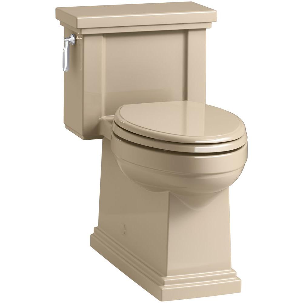 KOHLER Tresham 1piece 1.28 GPF Single Flush Elongated Toilet in