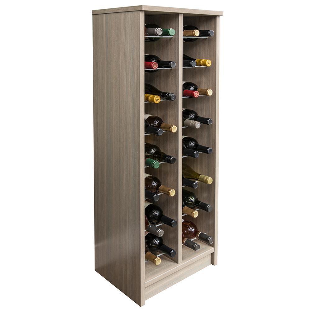 Lavish Home 25Bottle Brown Floor Wine Rack8317 The Home Depot