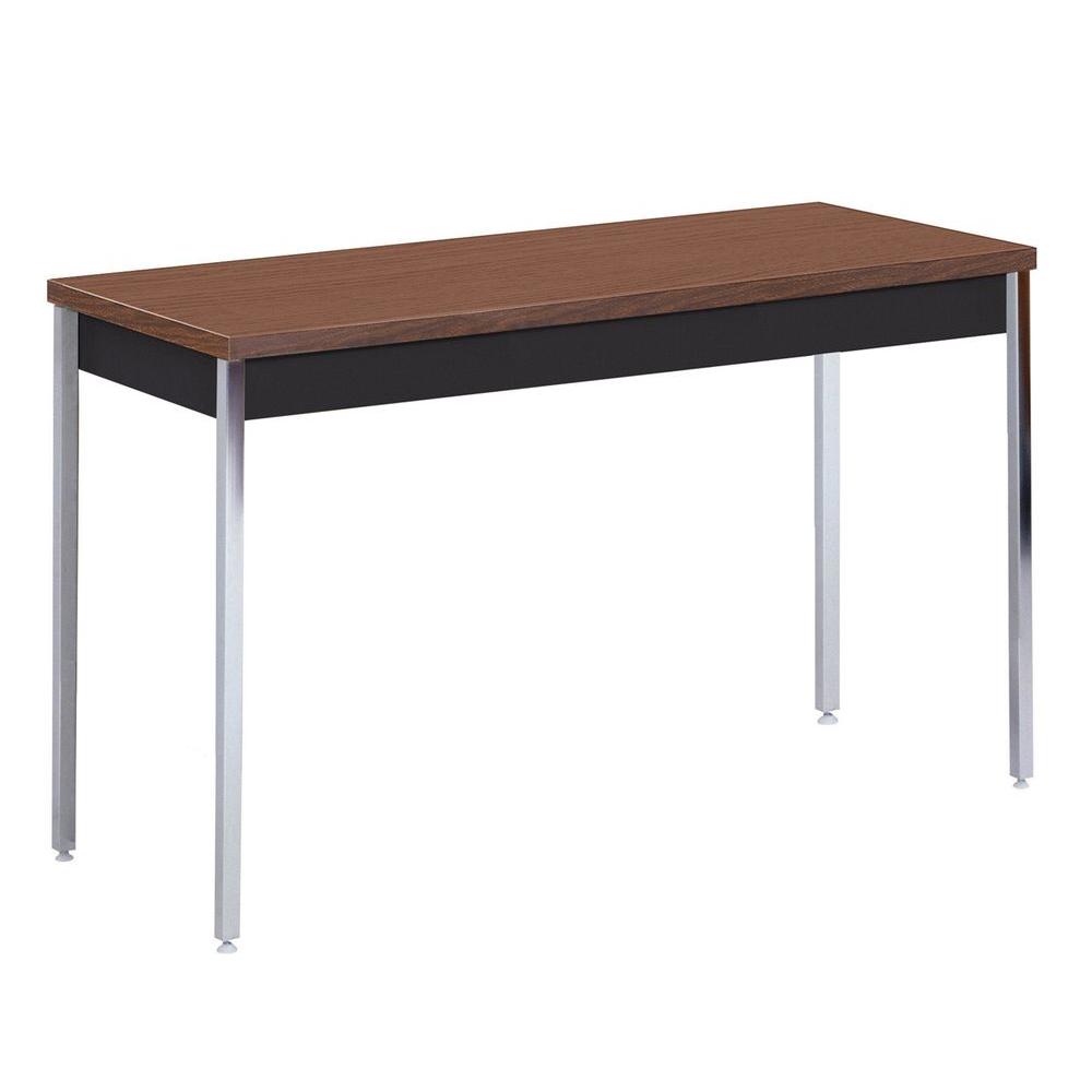 Sandusky 36 in. H x 60 in. W x 30 in. D Heavy Duty Steel Meeting/Activity Table in Black/Walnut