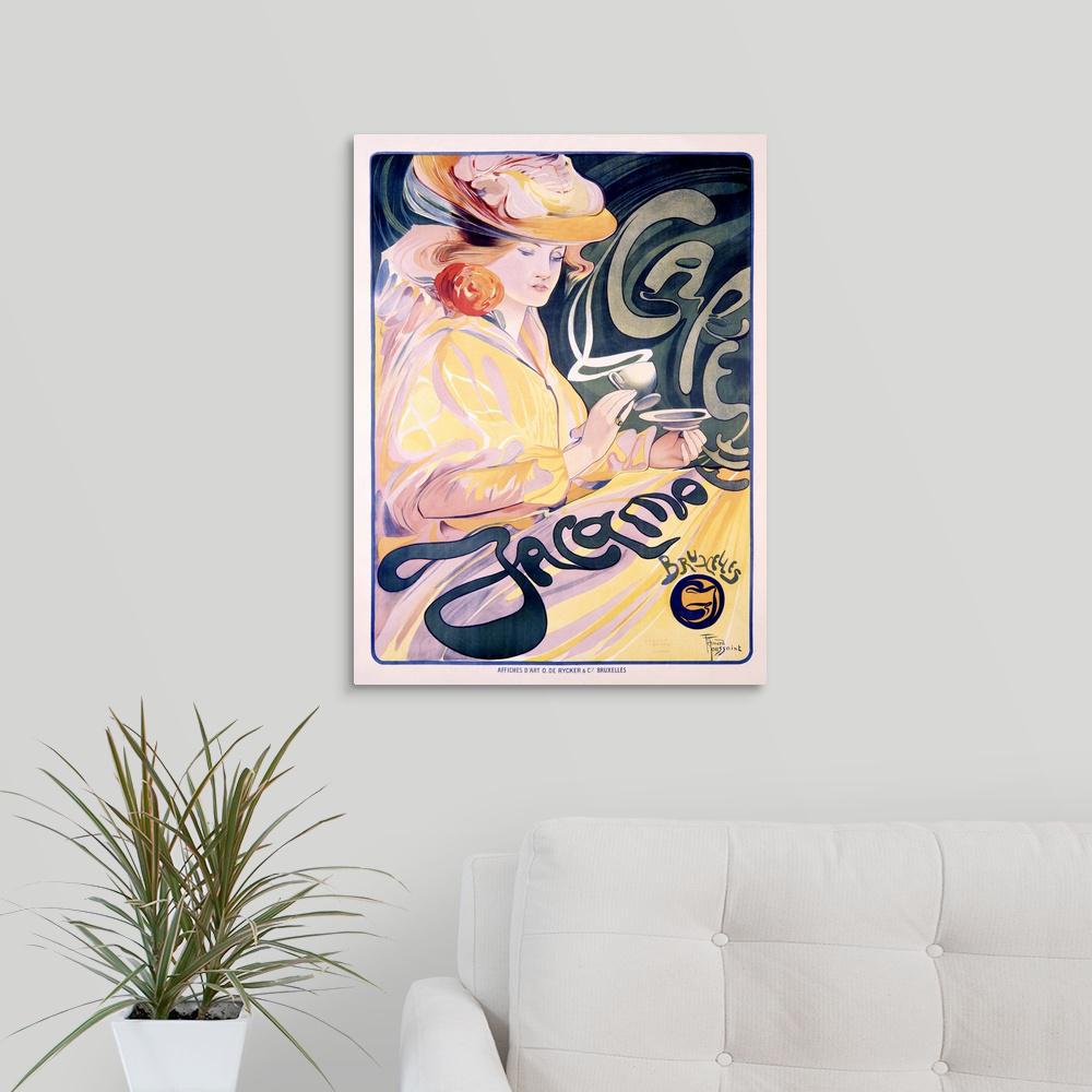 GreatBigCanvas "Norddeutscher Lloyd, Bremen, Vintage Poster" by Great