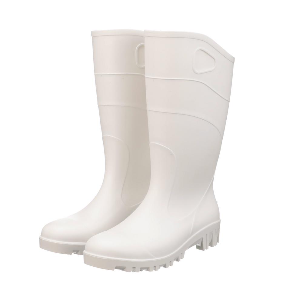 Heartland 15 in. AllPurpose White Rubber Boot Size 114426011 The