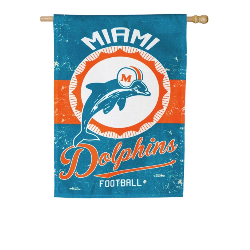 Miami Dolphins Flags Outdoor Decor The Home Depot