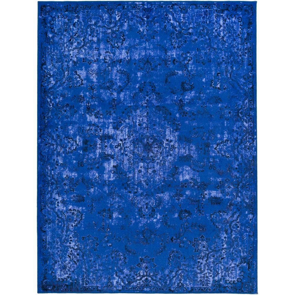 Royal Blue Rugs Flooring The Home Depot Saturn Austin Royal Blue 5 Ft X 7 Indoor Area Rug