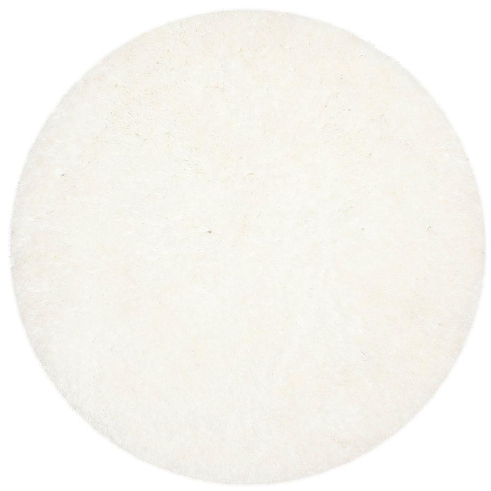 Safavieh Arctic Shag Ivory 7 ft. x 7 ft. Round Area RugSG270A7R The Home Depot