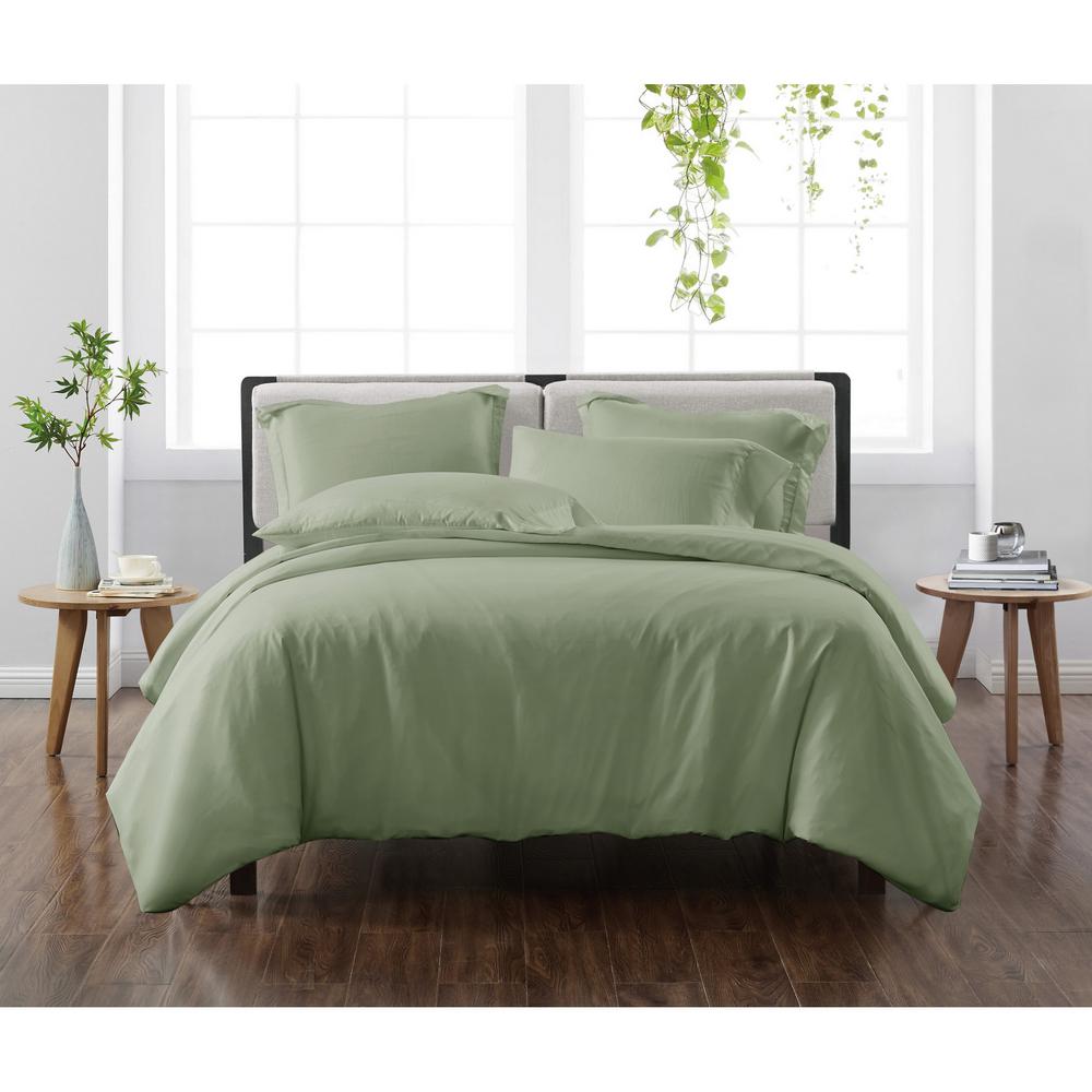 Cannon Solid Green Twin/Twin XL 2Piece Duvet Cover SetDCS3941GRTX00