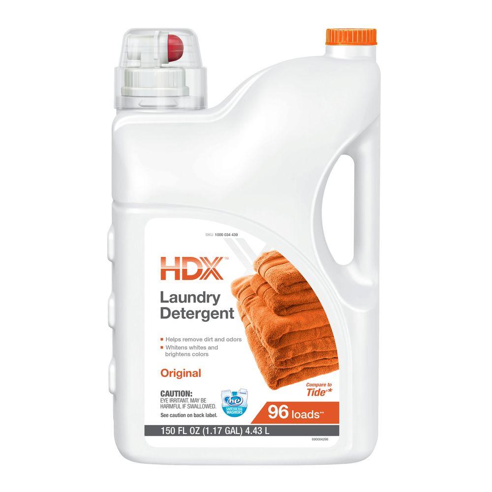 HDX 150 oz. Original Scent Liquid Laundry Detergent197004253 The