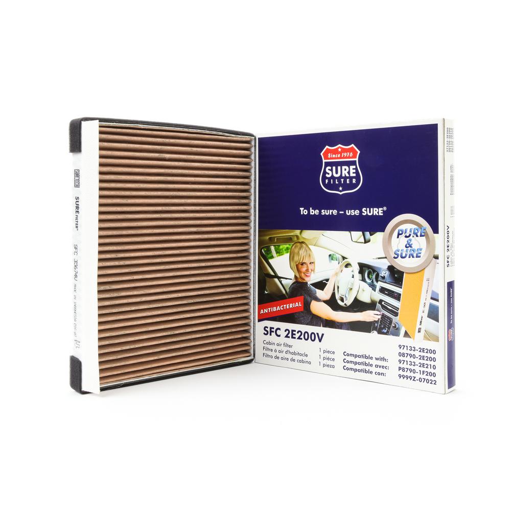 Sure Filter Replacement Antibacterial Cabin Air Filter For Wix