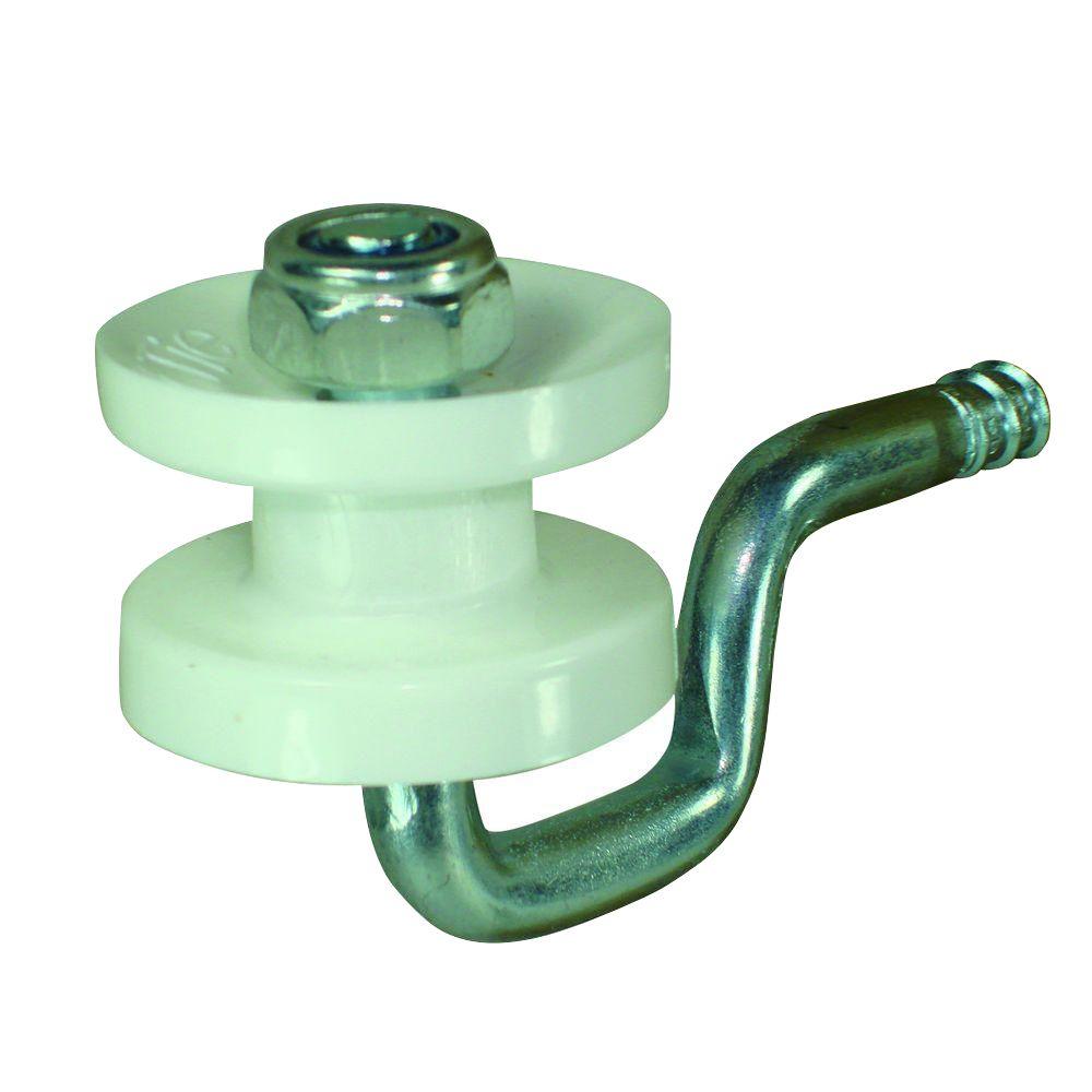 Field Guardian Wood Post Polyrope ScrewIn Corner Insulator White