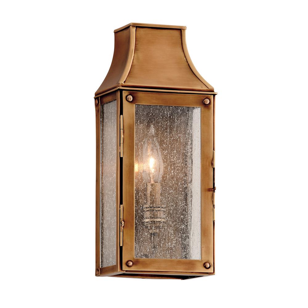 Troy Lighting Beacon Hill Heirloom Brass Outdoor Wall Mount Sconce