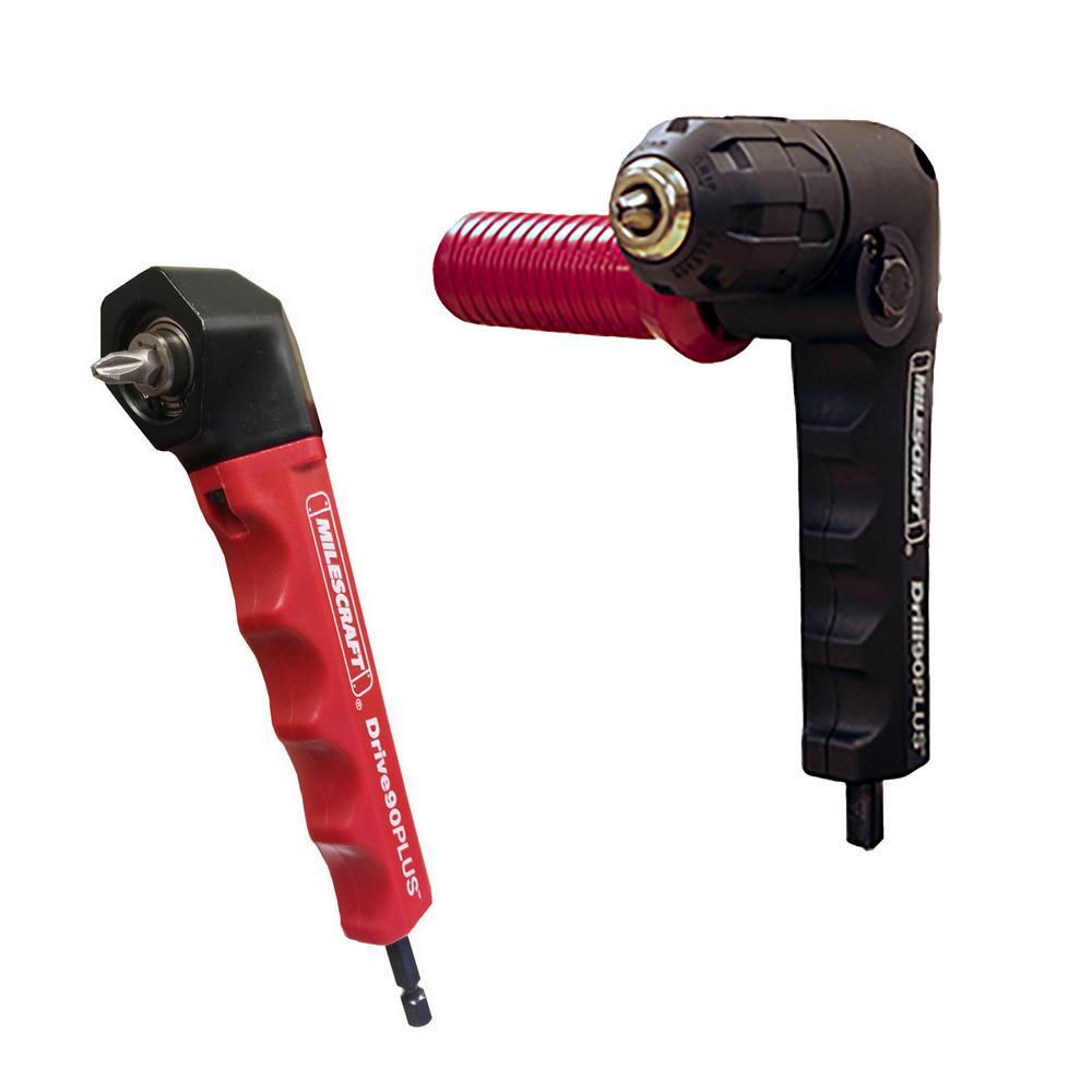 Milescraft Right Angle Drilling Bundle with Drive90PLUS and Drill90PLUS