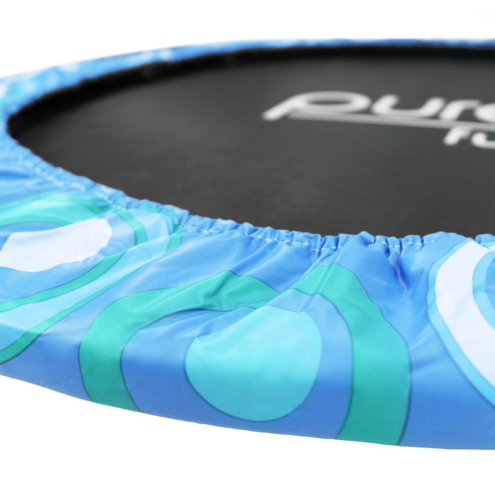 Pure Fun 48 In Super Jumper Kids Trampoline In Blue 9008sj The Home Depot