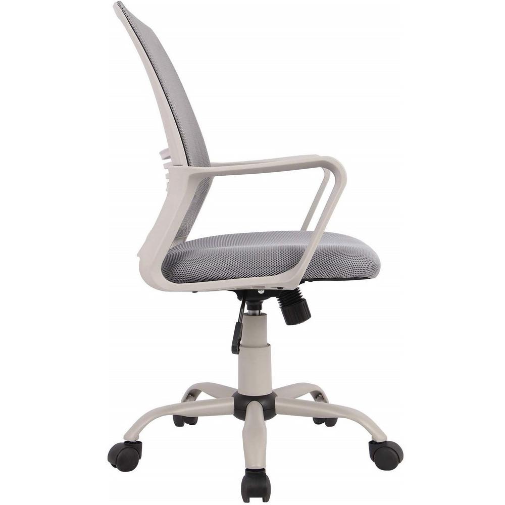 Smugdesk Gray Ergonomic Office Mesh Computer Desk Swivel Task Chair Hd1839gry The Home Depot