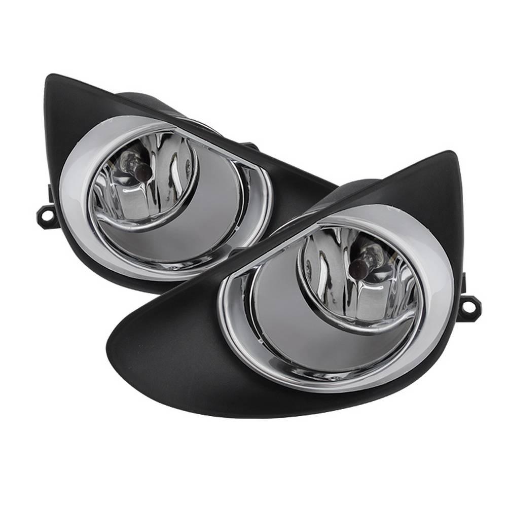 spyder auto toyota yaris 2012 2014 3 5dr oem style fog lights w