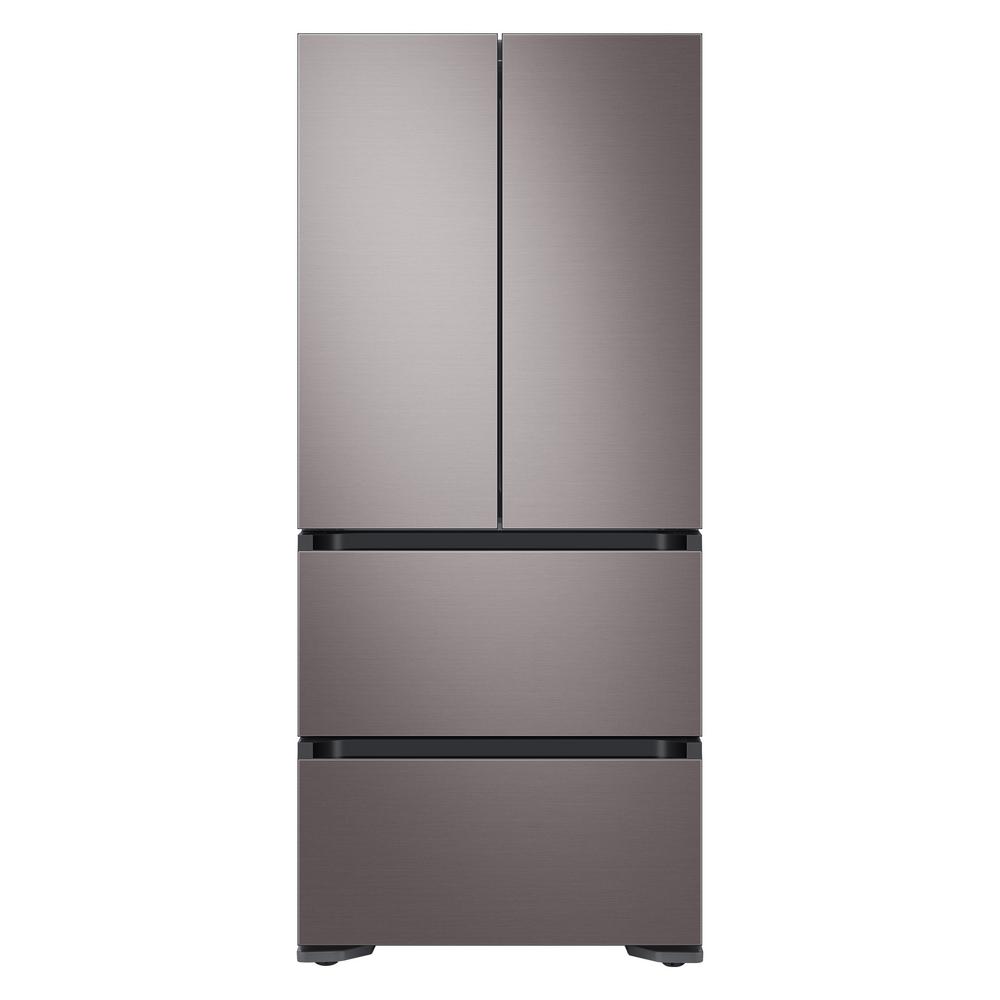 Samsung 17.3 cu. ft. Smart Kimchi and Specialty 4-Door French Door Refrigerator in Platinum Bronze RQ48T9432T1