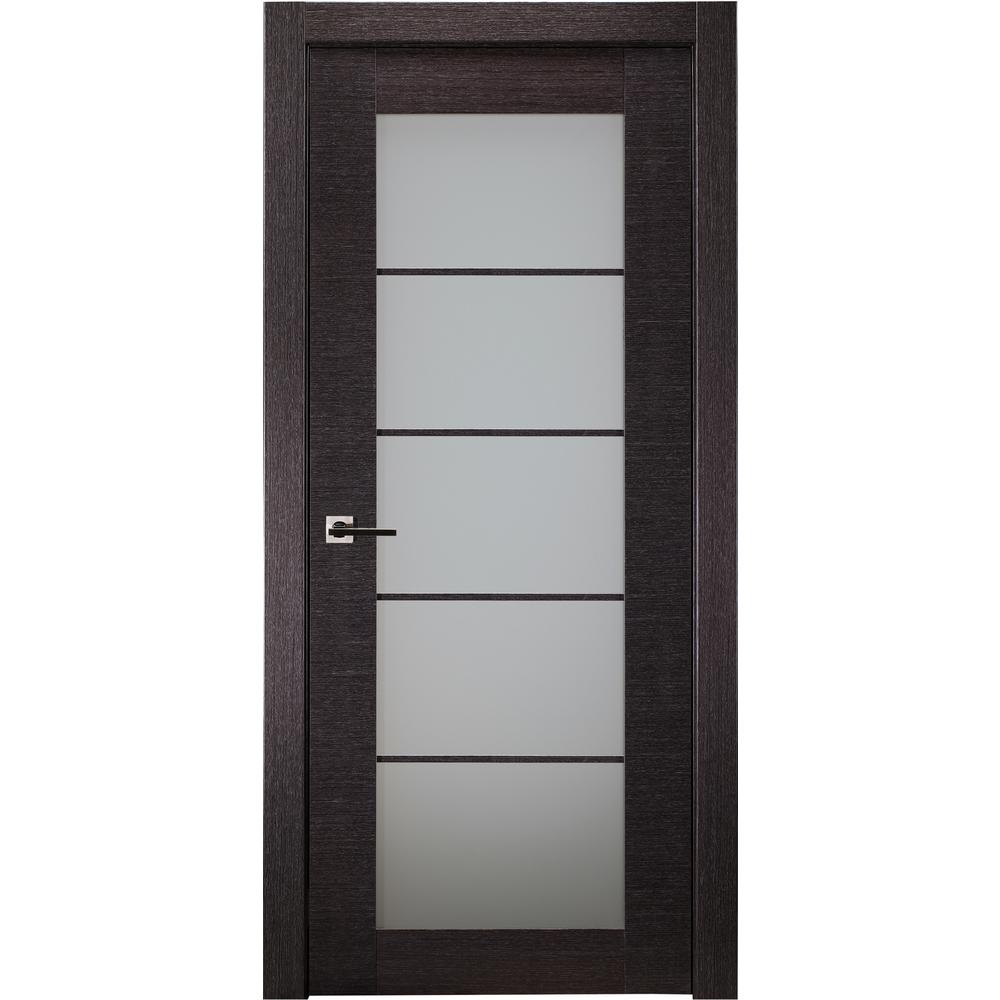 Dark Brown Finished 30 X 80 Interior Closet Doors Doors