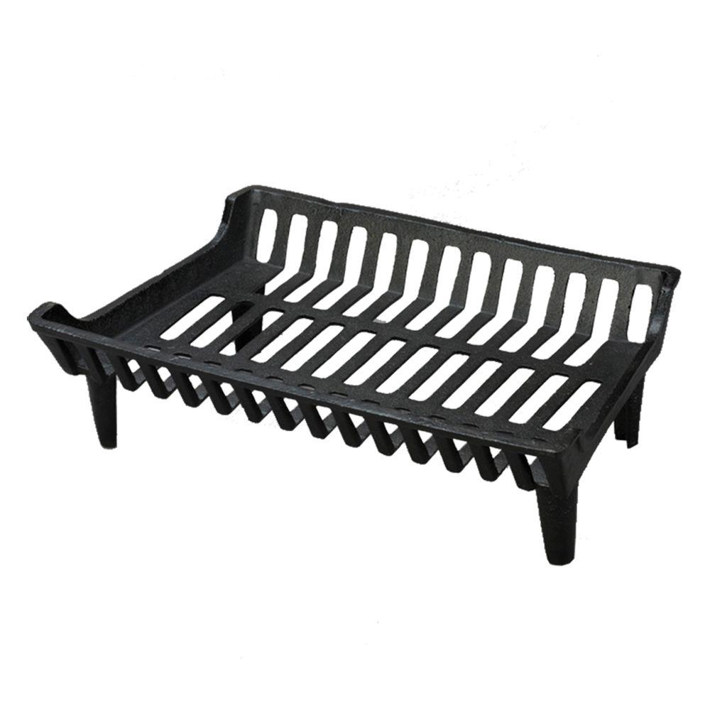 Liberty Foundry 24 inch Cast Iron Fireplace Grate with 4 inch Legs by Liberty Foundry