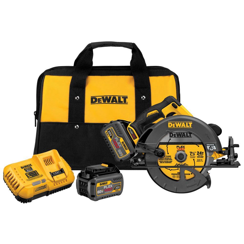DEWALT 20Volt MAX LithiumIon Cordless Circular Saw Kit with Battery