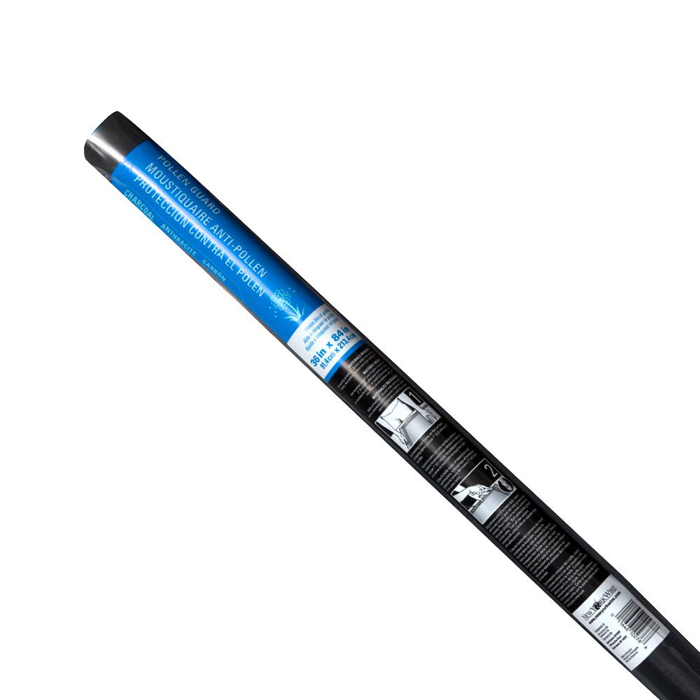 SaintGobain ADFORS Pollen Guard 36 in. x 84 in. Black Polyester Insect ScreenFCS10294U The