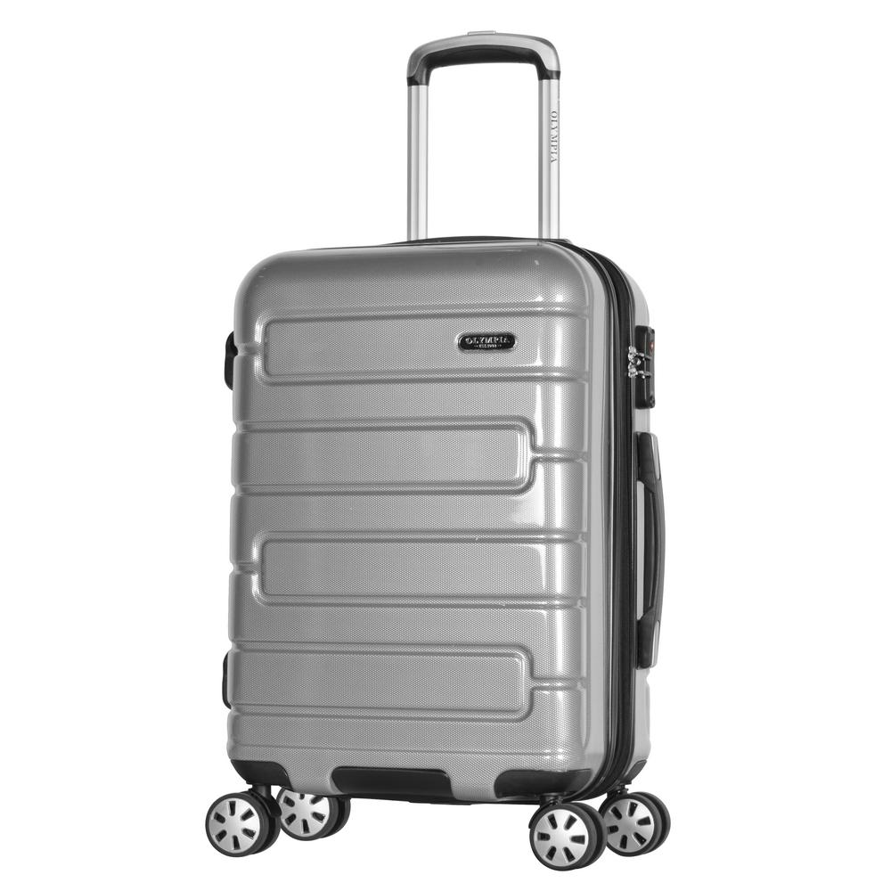 carry on luggage silver