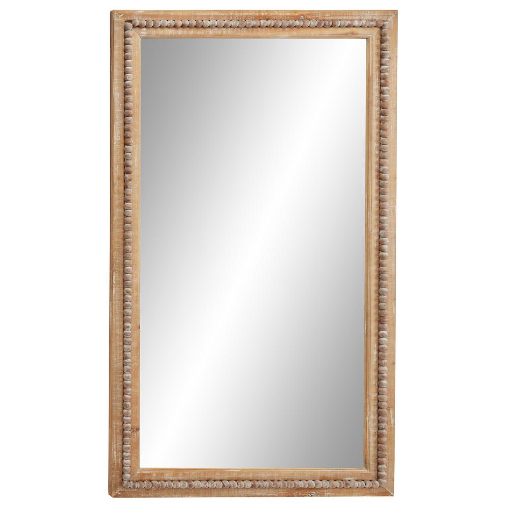 Litton Lane Large Rectangular Whitewashed Wood Wall Mirror With Decorative Beads 28 In X 48 43590 The Home Depot - Large Decorative Rectangular Wall Mirrors Litton Lane Large Rectangular Whitewashed Wood Wall Mirror With Decorative Beads 28 In X 48 43590 The Home Depot - Large Decorative Rectangular Wall Mirrors