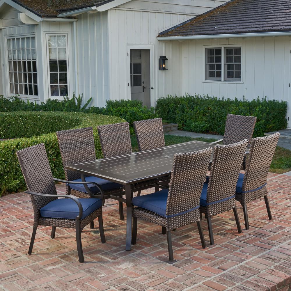 Royal Garden Anacortes 9 Piece Aluminum And Steel Outdoor Dining Royal Garden Anacortes 9 Piece Aluminum