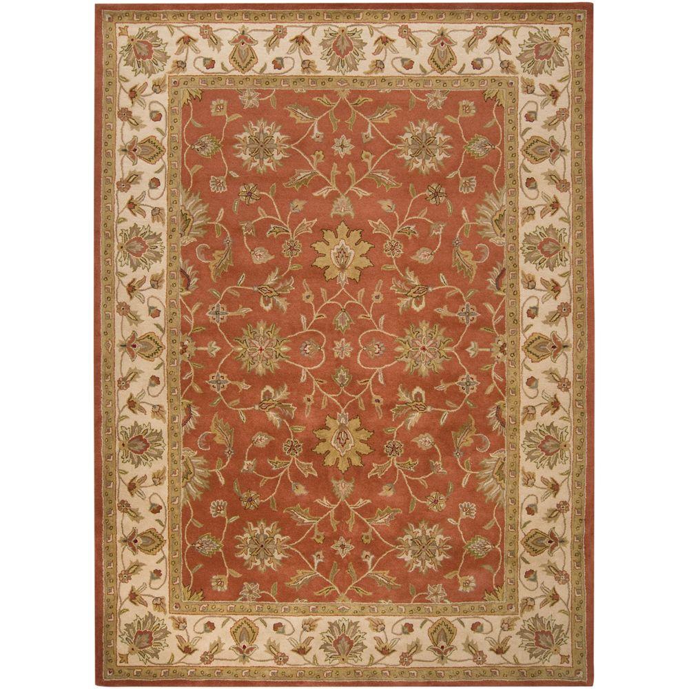 Home Decorators Collection Crete Terracotta 8 ft. x 11 ft. Area Rug