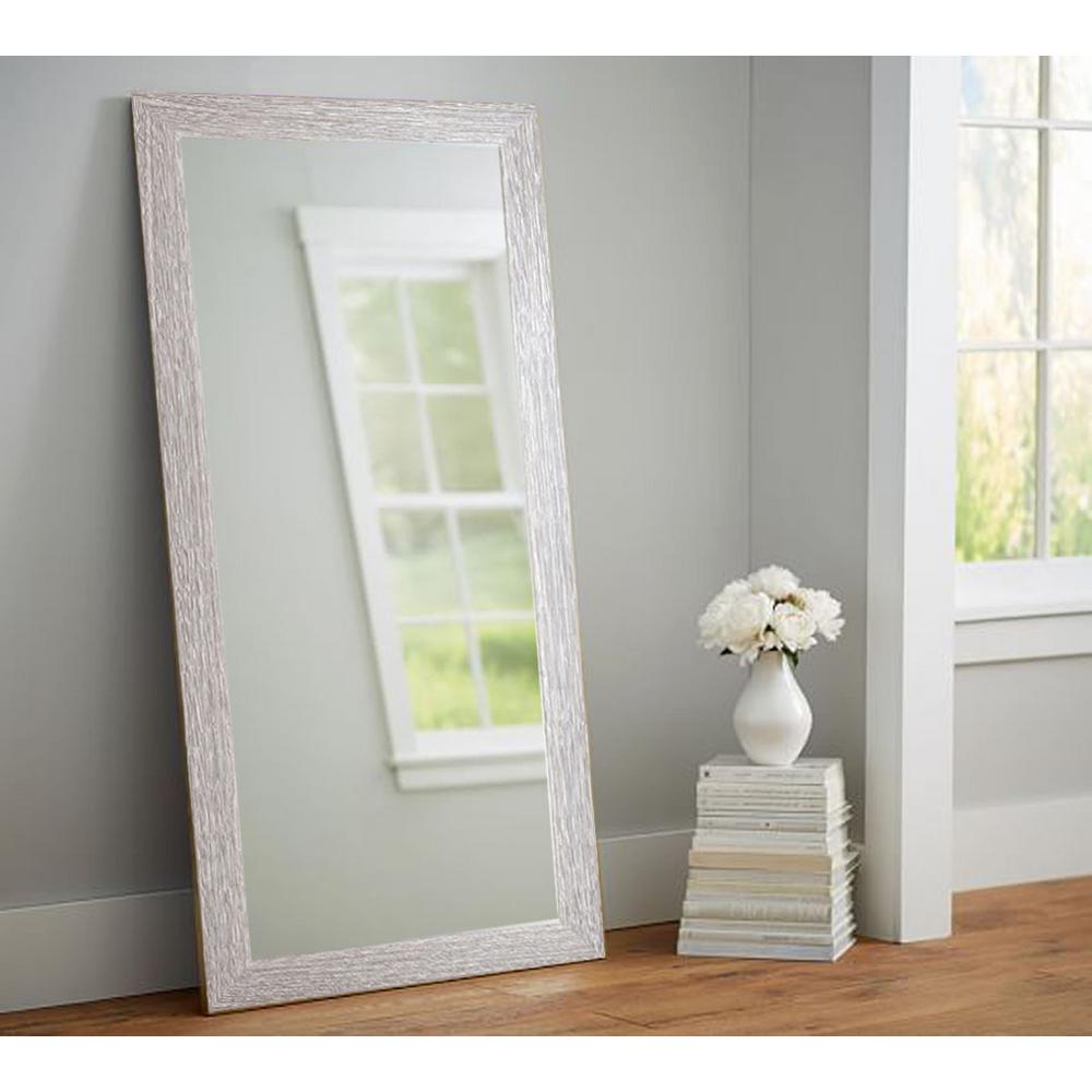 Brandtworks Rich Rustic Rectangle Brown White Floor Mirror Av36tall Brandtworks Rich Rustic Rectangle Brown White Floor Mirror